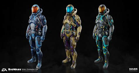 Christopher Cao Mass Effect Andromeda Heleus Armor Set