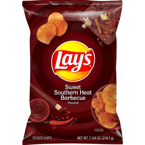 Lays Sweet Southern Heat Barbecue Flavored Potato Chips Smartlabel™