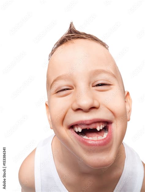 Adorable Toothless Smile Stock Foto Adobe Stock