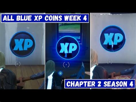 Fortnite chapter 2, season 4 has arrived, its fully marvel themed season which represents the largest crossover kill them for some challenges and take the weapons, which packs a punch. All 3 Blue XP Coins Locations Week 4! - Deja Blue Punch ...