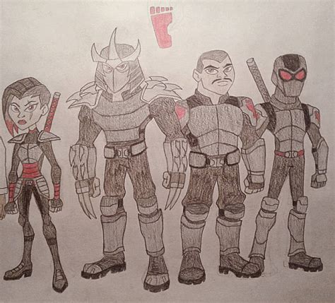 Tmnt Group 3 The Foot Clan By Jebens1 On Deviantart