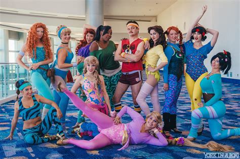 The Adventure Effect Jazzercise Princess Group D23 Expo 2017 Bff