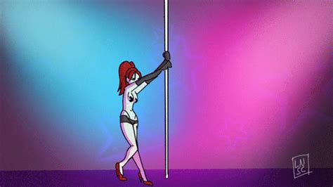 Nishe Pole Dance Animated By Latenightsexycomics Hentai Foundry