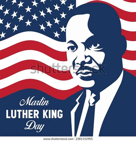 Martin Luther King Day Illustration Vector Stock Vector Royalty Free