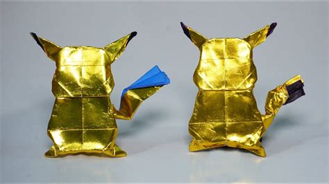 Paper Pokemon Easy Origami Pikachu 20 Tutorial Henry Phạm Youtube