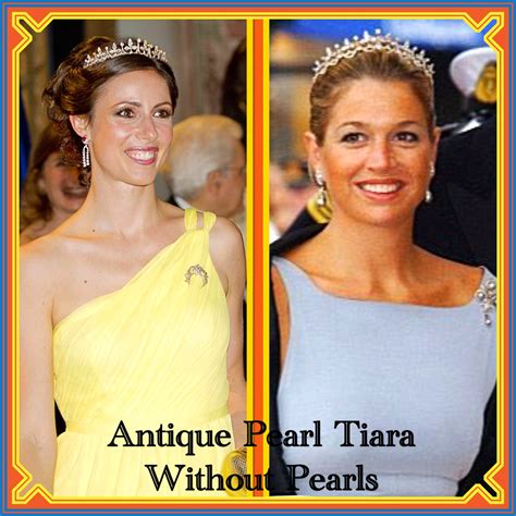 26th June And Todays Tiara Is The Antique Pearl Tiara Without The