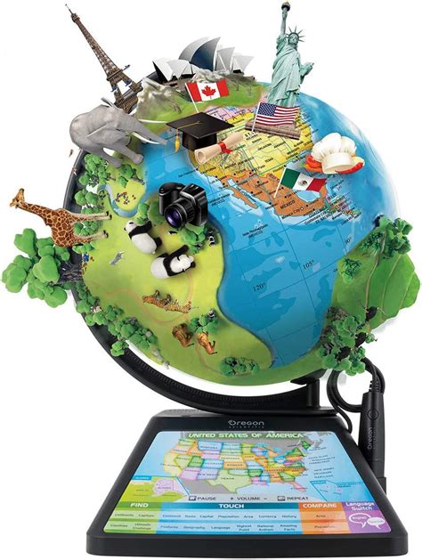 3 In 1 Smart World Globe Ar Augmented Reality Interactive Globe For