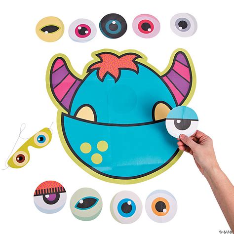 Pin The Eye On The Monster Party Game Discontinued