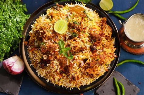 Hyderabad Bawarchi Style Mutton Dum Biryani Vismai Food