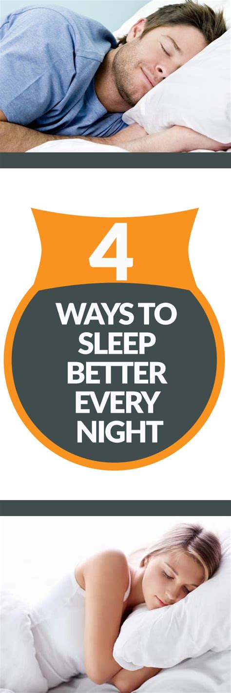 4 Ways To Sleep Better Every Night