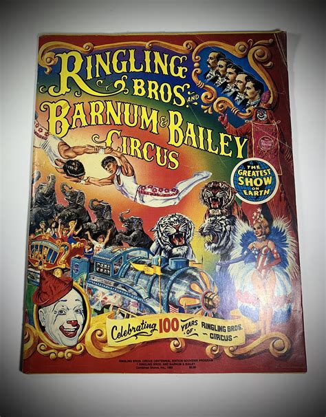 Ringling Bros And Barnum Bailey Circus Program With Etsy