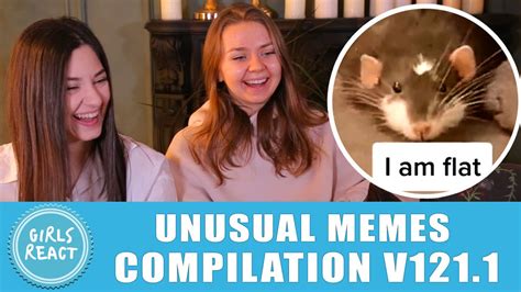 Girls React Unusual Memes Compilation V1211 Reaction Youtube
