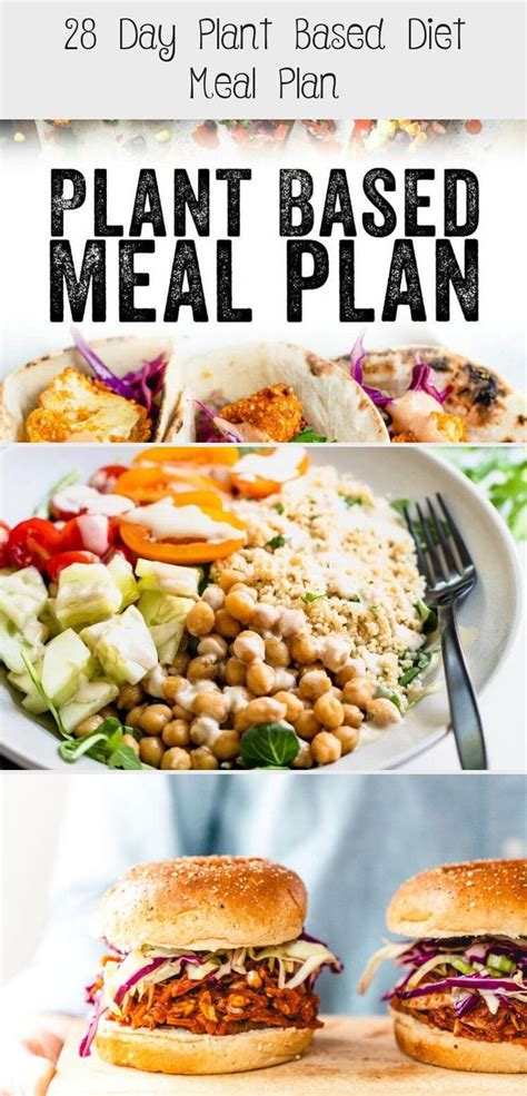 28 Day Plant Based Diet Meal Plan