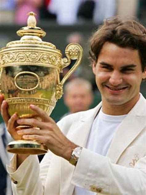 Roger Federer 8 Wimbledon Titles In Pictures
