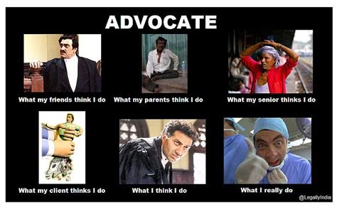 Advocates What People Think I Do And What I Really Do Meme Experts
