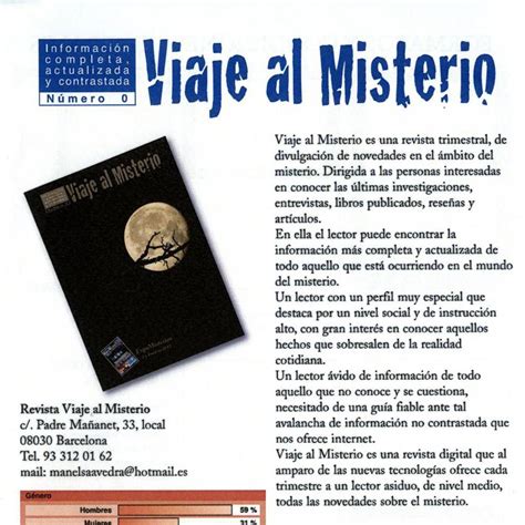 Revista Viaje Al Misterio Barcelona