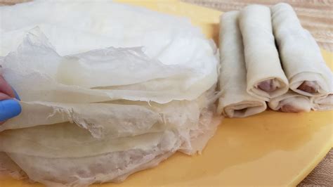 Easiest Homemade Lumpia Wrapper Spring Roll Wrapper Recipe No Messy