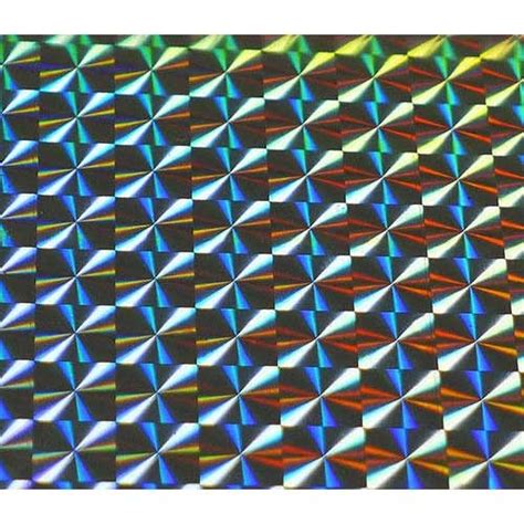 Multicolor Printed Custom Holographic Film For Packaging Thickness