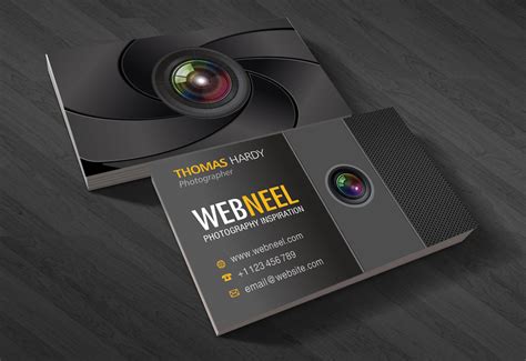 Photography Business Card Design Template 40 Freedownload Printing