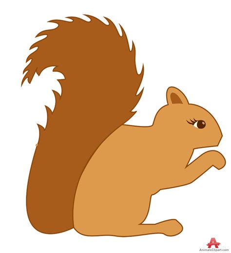 Cute Brown Squirrel Clipart Free Clipart Design Download