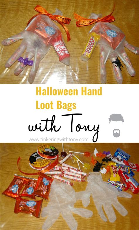 Halloween Hand Loot Bags Halloween Treat Bags Halloween Party Snacks