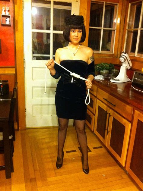 Mrs White From Clue Costume For A Games Themed Party In