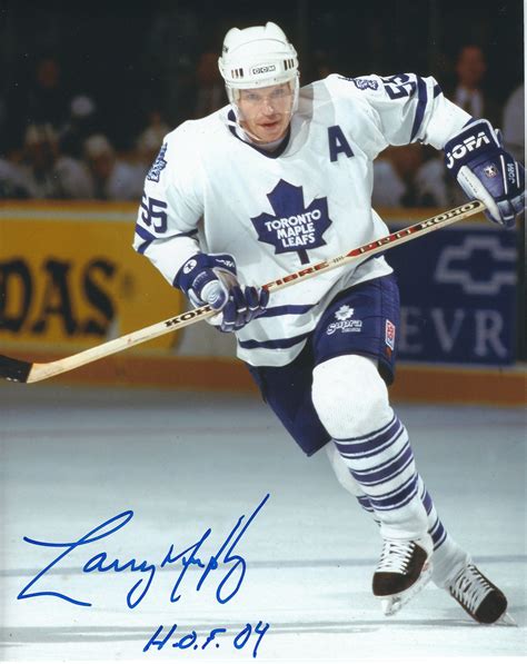 Autographed Larry Murphy 8x10 Toronto Maple Leafs Photo Main