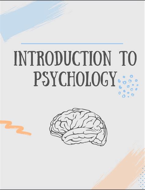 Introduction To Psychology Notes Set Etsy