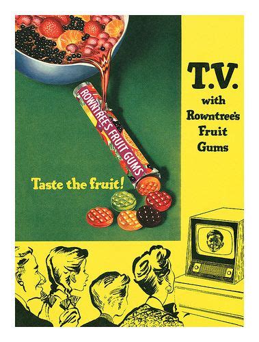 1955 Rowntrees Fruit Gums Ad Fruit Gums Rowntrees Fruit Gums Gum