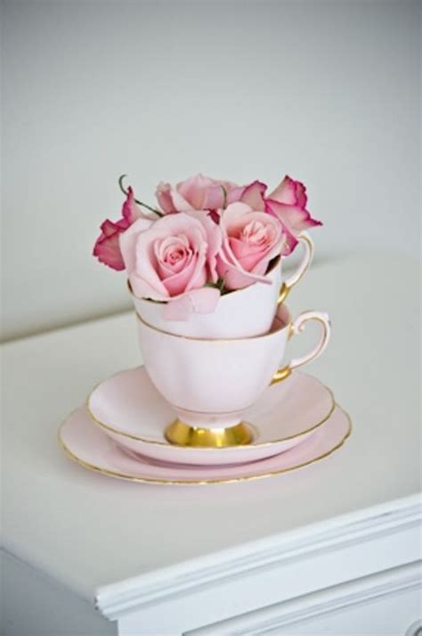 Simplyme Pink Tea Cups Tea Cups Pink Tea