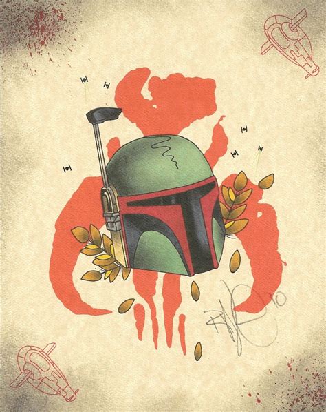 Boba Fett Logo Wallpaper Star Wars Tattoos Pinterest