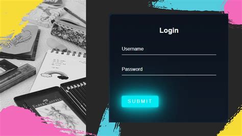Animated Login Form Using Only Html And Css Created By Soufiane