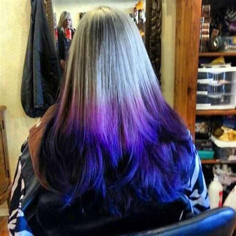 My Awesome Hair Purple Ombre Purple Dip Dye Pink To Purple Ombre