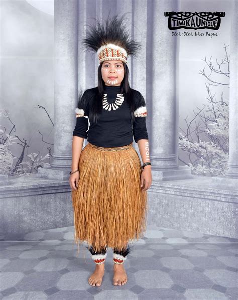 47 Ide Baju Adat Papua Rafia