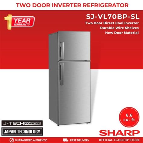Sharp Sj Vl70bp Sl Direct Cooling Refrigerator Lazada Ph