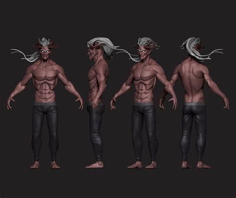 Stylized Demon Character 3d Model Cgtrader
