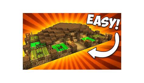 Simple & Compact FARM HOUSE! - Minecraft Tutorial - YouTube