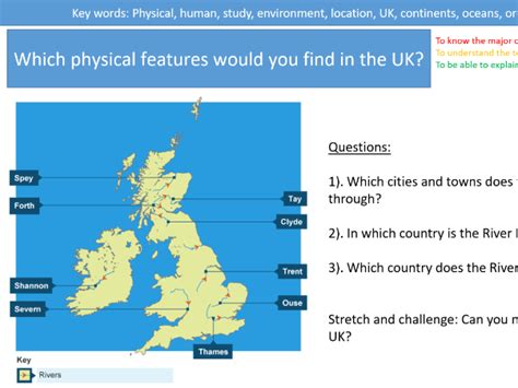 Ks3 Geography Uk Human And Physical Features Teaching Resources