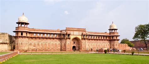 Jahangiri Mahal Ein Palast Im Agra Fort Agra Indien Redaktionelles