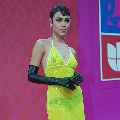 Danna Paola brilló con un vestido transparente en los Premios Juventud Vogue