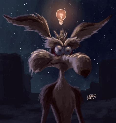 Wile E Coyote By Biram Ba On Deviantart Vwlt Cartoon Art Classic