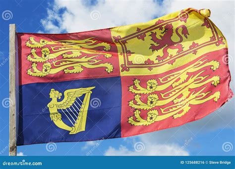 Uk Royal Standard Flag Stock Photo Image Of Queen Flag 125688216