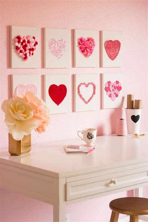 Valentine Day Diy Canvas Wall Art Homemydesign