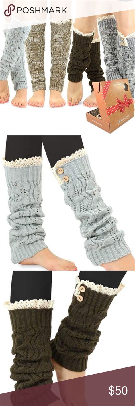 Womens Leg Warmers 4 Pairs Cute 4 Pairs Of Womens Leg Warmers In A
