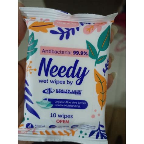 Needy Wet Wipes Antibacterial Wet Tissues Fragrance Free Shopee Malaysia