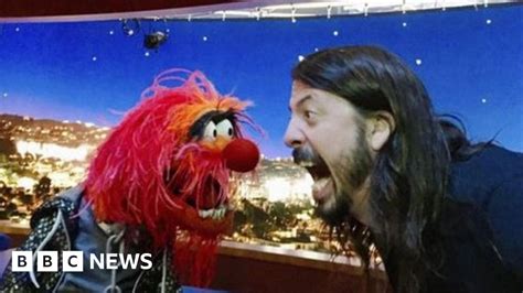 Dave Grohl Has A Drum Off With Animal From The Muppets Bbc News