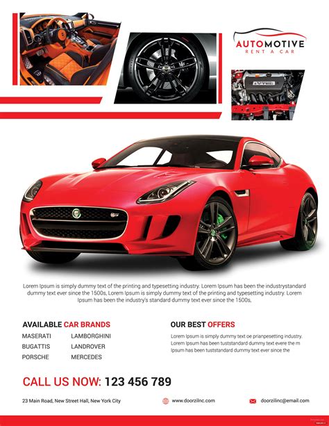 We install the custom template of your choice on your squarespace account. Car Sales Flyer Template in Adobe Photoshop, Illustrator ...