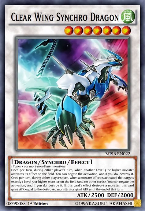 Clear Wing Synchro Dragon By Blader999 On Deviantart