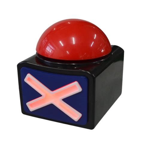 Buzzer Alarm Push Button Lottery Trivia Quiz Game Red Light With Sound And Light | Alexnld.com