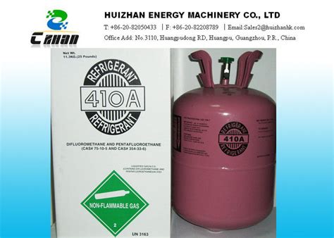 R22 Replacement Hfc Refrigerants Un 3163 R410a Refrigerant For Air